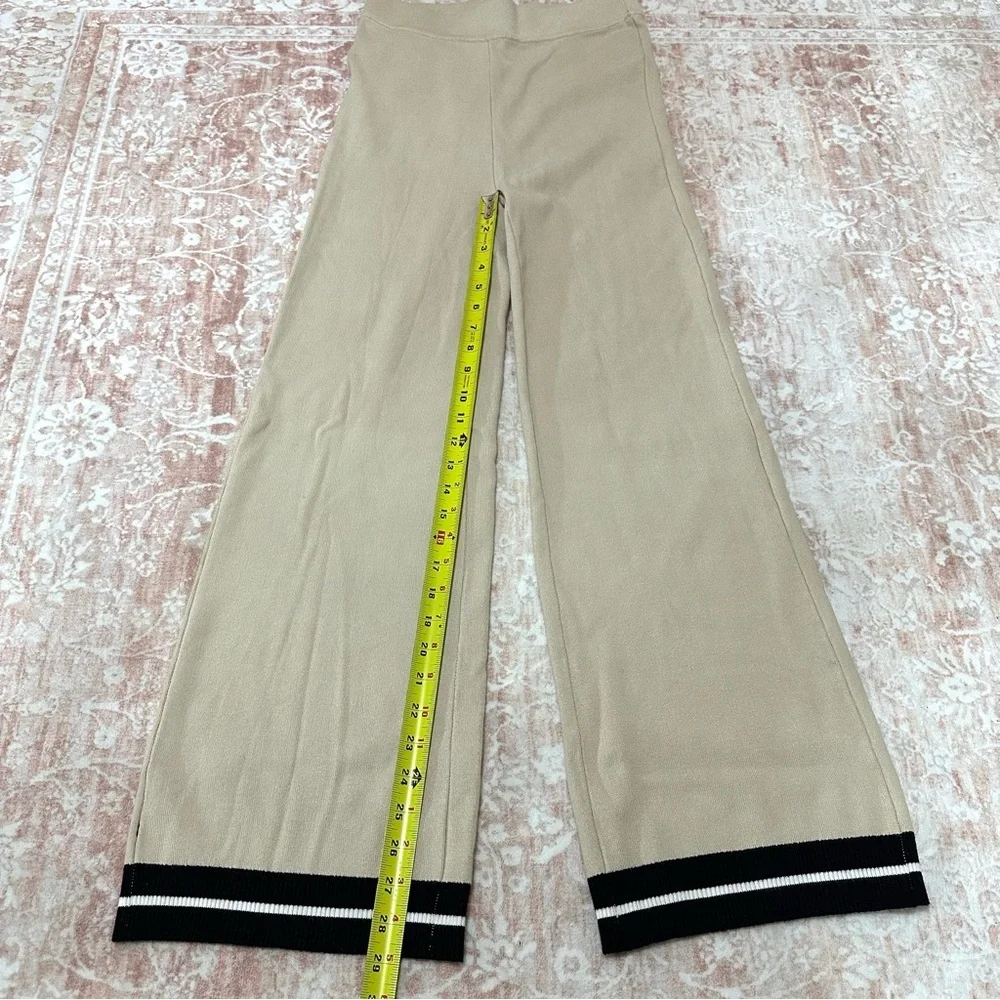 House Of Harlow Knit Pants W/ Black Trim - Picture 7 of 8